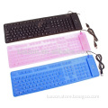 USB Wired Flexible Keyboard with Phone Dialer JGH-6109